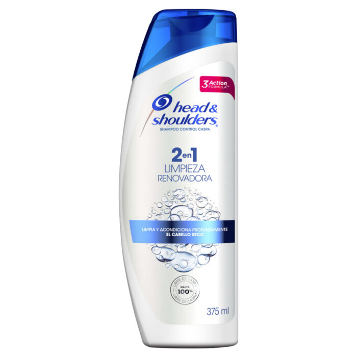 HEAD & SHOULDER SHAMPOO 2 EN 1 LIMPIEZA RENOVADORA X 375 ML