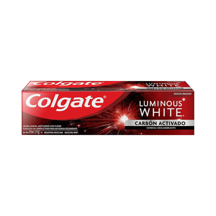 COLGATE CREMA DENTAL LUM W CARBON ACTIVADO 90G