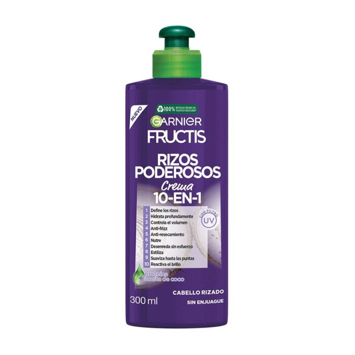 FRUCTIS CREMA 10 EN 1 RIZOS PODEROSOS X 300 ML