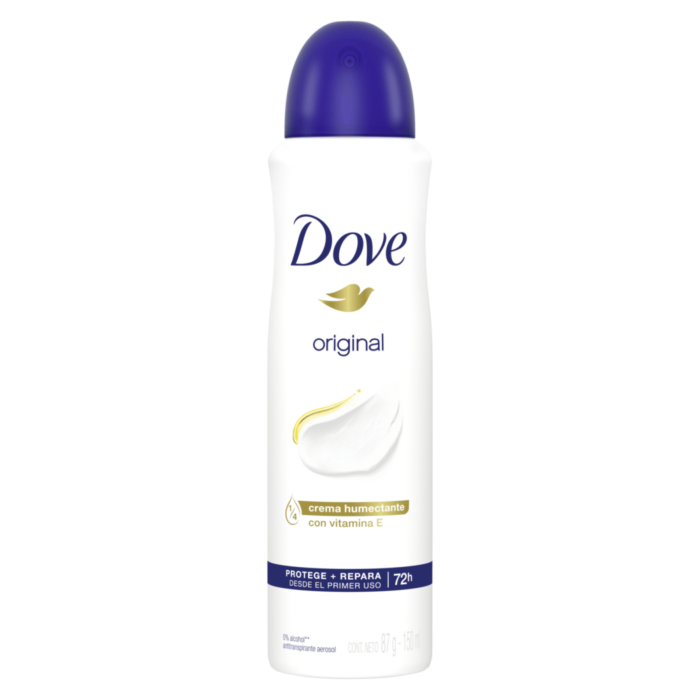 DOVE DESODORANTE SPRAY ORIGINAL X 150 ML