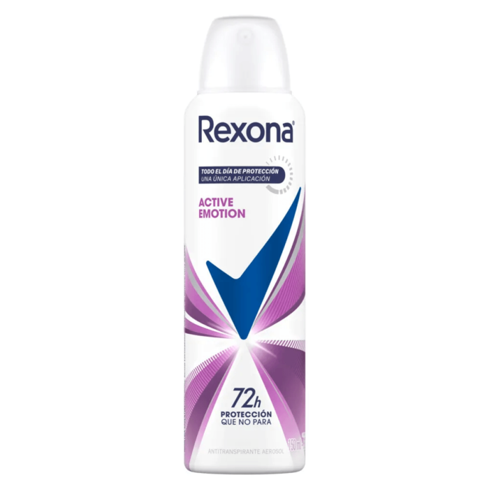 REXONA ACTIVE EMOTION 72H DESODORANTE SPRAY X 150 ML MUJER