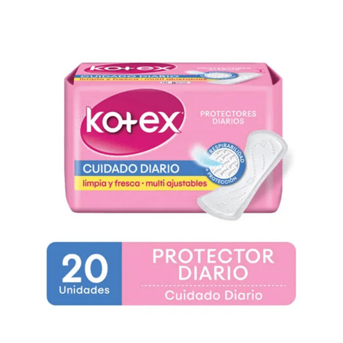 KOTEX PROTECTOR DIARIO X 20 UNIDADES
