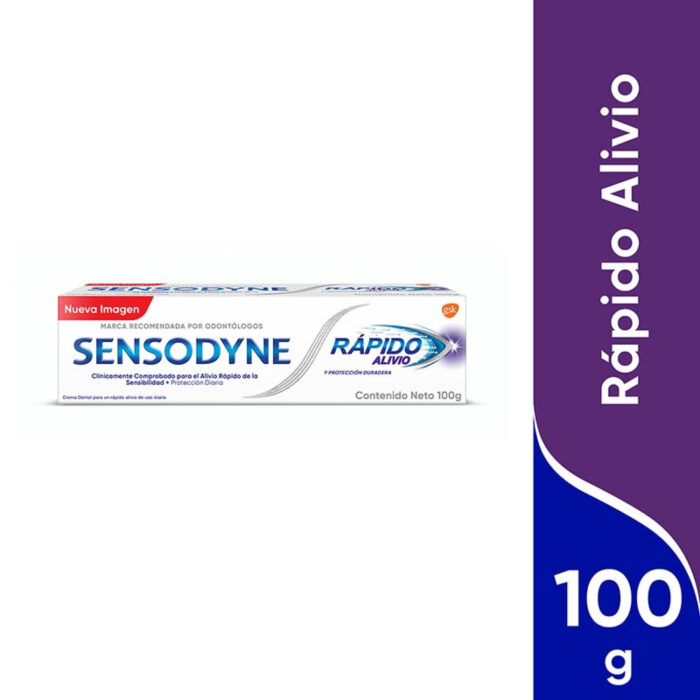 SENSODYNE CREMA DENTAL RAPIDO ALIVIO X 100 GR