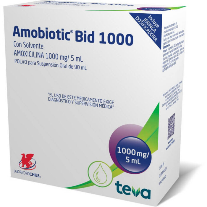 AMOBIOTIC BID SUSPENSION 1000 MG/5ML X 90 ML