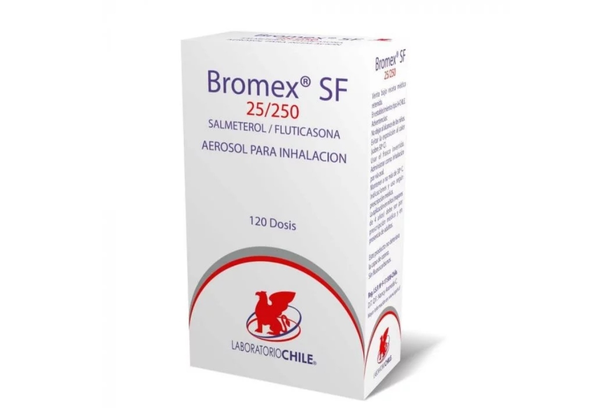 BROMEX SF INHALADOR 25/250 MCG/DOSIS X 120 DSS - Farmacias Roraima