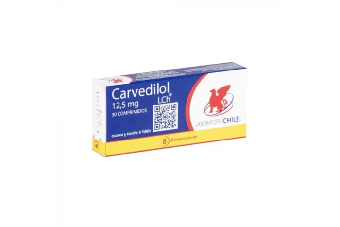 CARVEDILOL COMPRIMIDOS 12,5 MG X 30