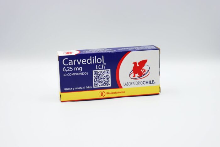 CARVEDILOL COMPRIMIDOS 6,25 MG X 30