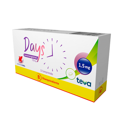 DAYS COMPRIMIDOS 1,5 MG X 1 - Farmacias Roraima