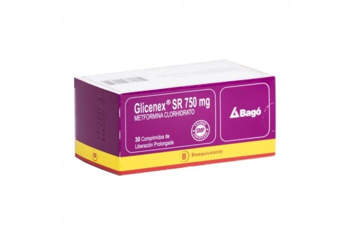 GLICENEX SR COMPRIMIDOS 750 MG X 30