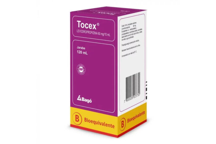 TOCEX JARABE 60MG/10ML X 120 ML