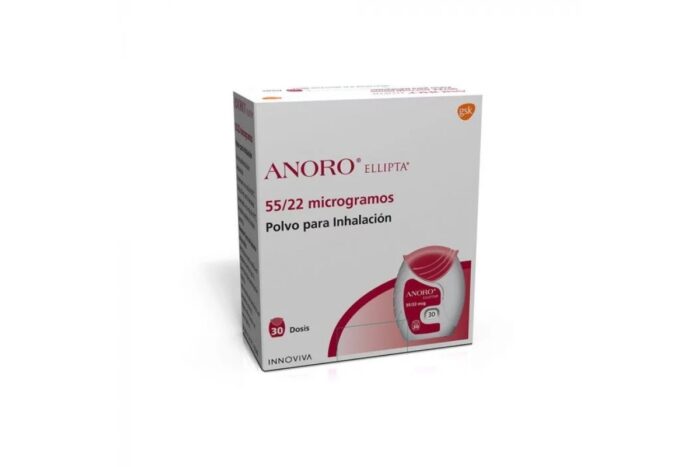 ANORO ELLIPTA INHALADOR 55/22 MCG/DOSIS X 30 DSS