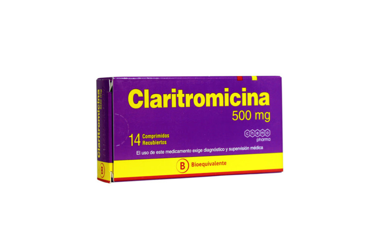 7800041040873 CLARITROMICINA COMPRIMIDOS 500 MG X 14