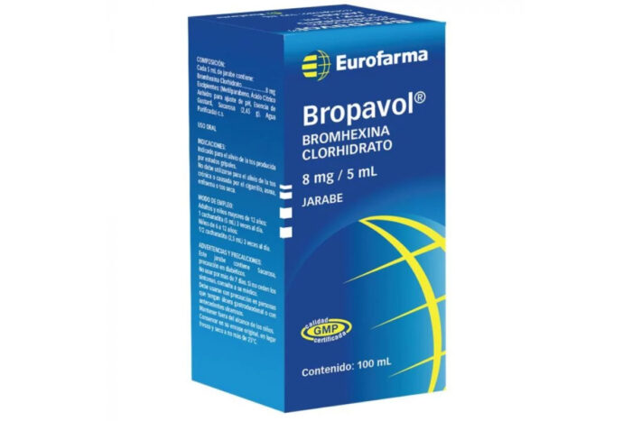 BROPAVOL JARABE 8MG/5ML X 100 ML