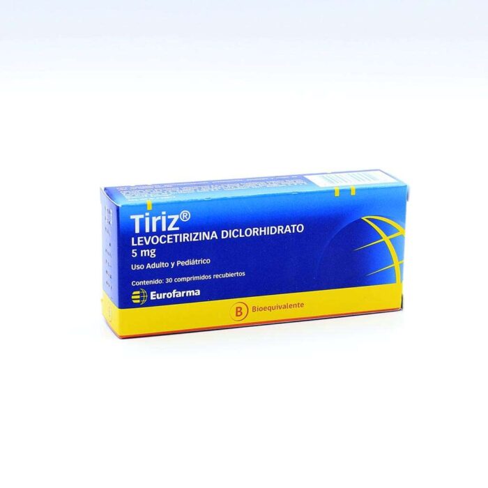 TIRIZ COMPRIMIDOS 5 mg X 30