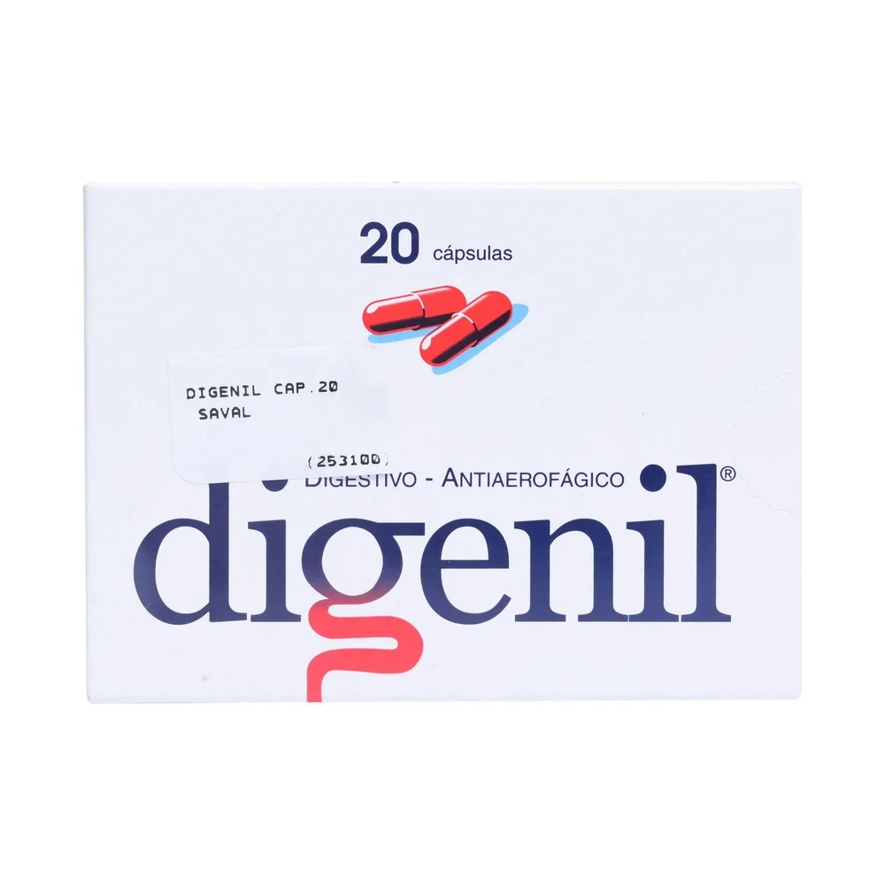 DIGENIL CAPSULAS X 20 - Farmacias Roraima
