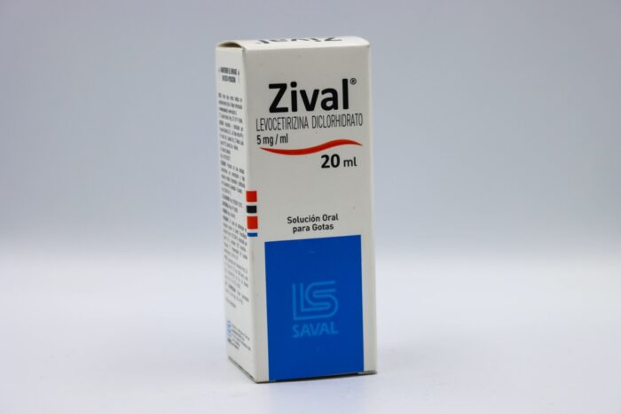 ZIVAL GOTAS 5MG/ML X 20 ML