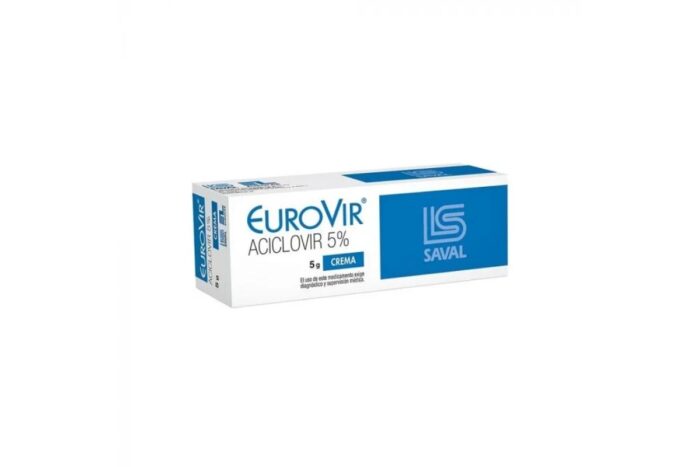 EUROVIR CREMA 5 % X 5 G