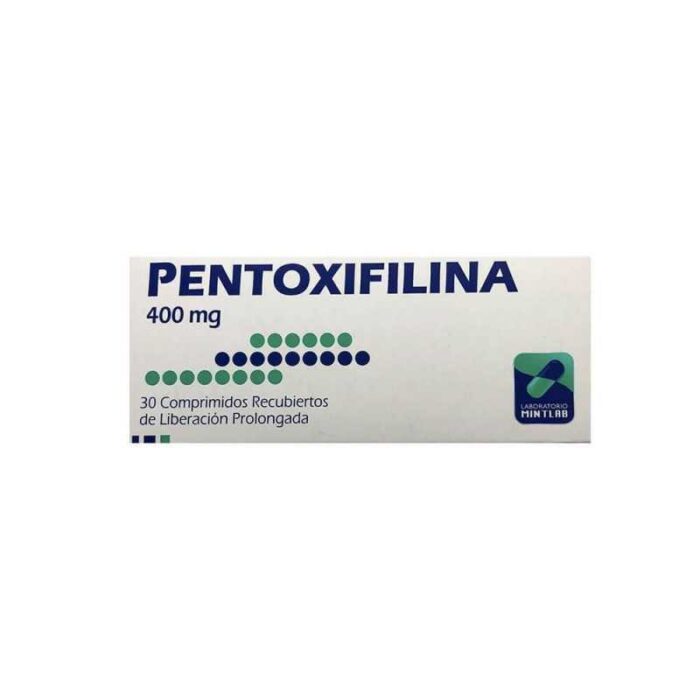 PENTOXIFILINA COMPRIMIDOS 400 MG X 30