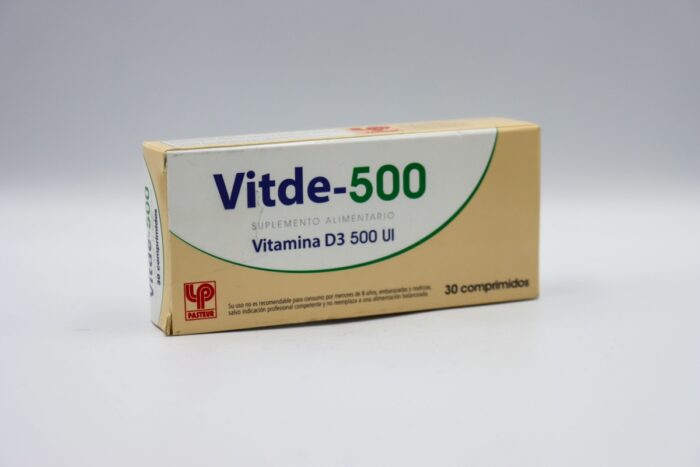 VITDE COMPRIMIDOS 500 UI X 30