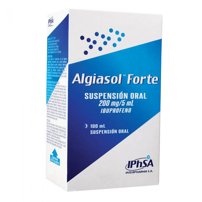7804614931223 ALGIASOL SUSPENSION FORTE 200 MG/5 ML X 100 ML