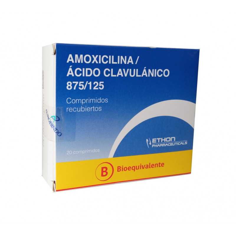 7804633500387 AMOXICILINA / ACIDO CLAVULANICO COMPRIMIDOS 500/125 MG X 20
