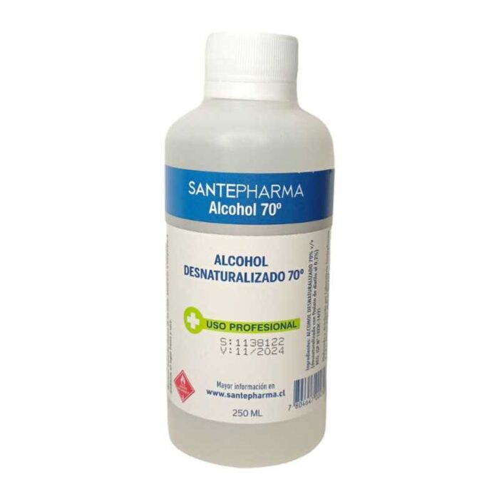 ALCOHOL DESNATURALIZADO 70% X 250 ML