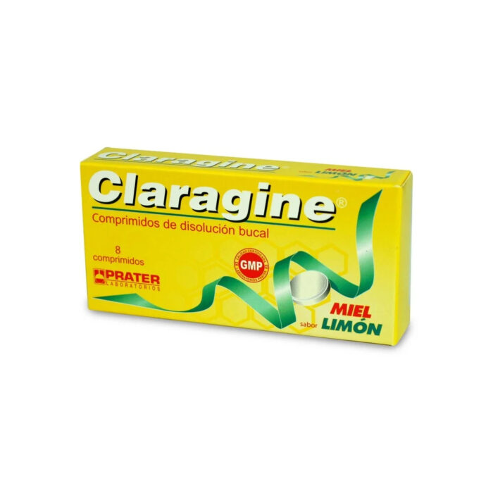 CLARAGINE MIEL/LIMON COMPRIMIDOS MAST X 8