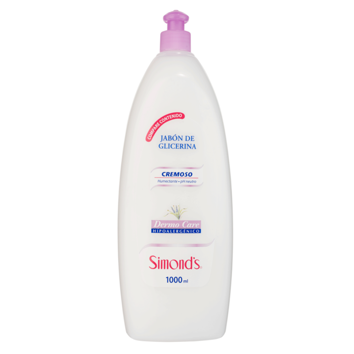 SIMONDS JABON DE GLICERINA DERMO CREMOSO X 1000 ML