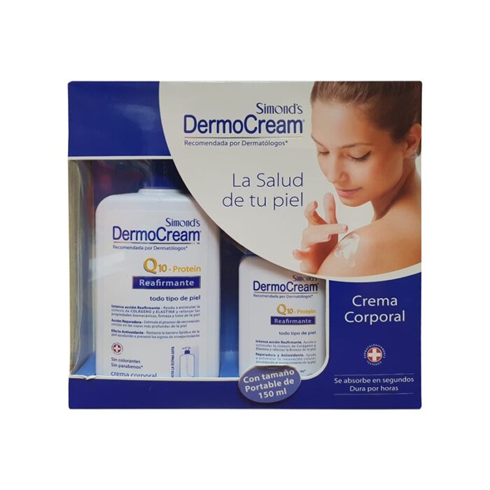 DERMOCREAM ESTUCHE Q10 PROTEIN X 400 ML + CREMA 150 ML