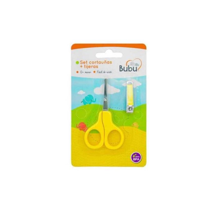BUBU,SET CORTA UÑAS + TIJERA