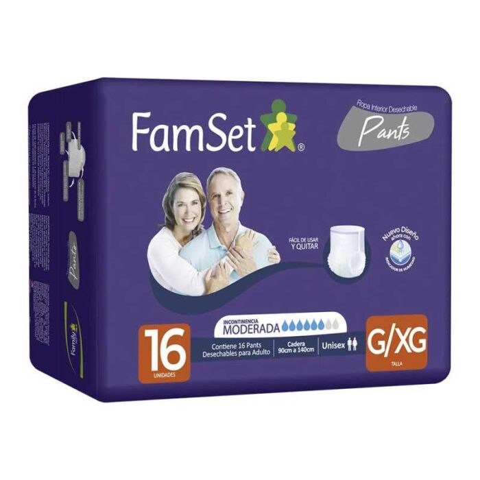 PAÑAL CALZON G/XG X 16 UNIDADES