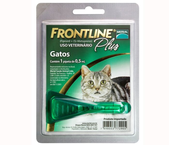FRONTLINE PLUS GATO PIPETA 0.5 ML X 1