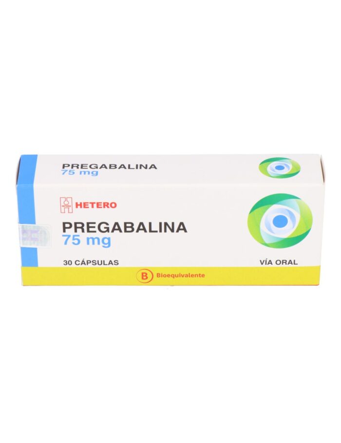 PREGABALINA CAPSULAS 75 MG X 30