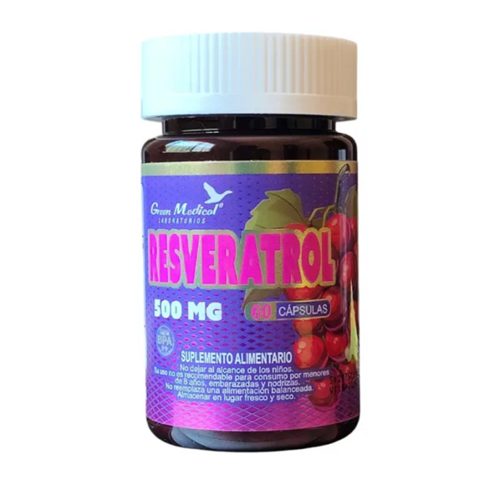RESVERATROL CAPSULAS 500 MG X 60