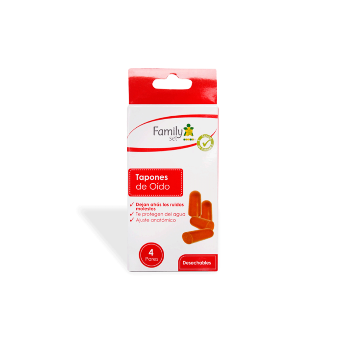 F.SET TAPONES OIDO 4 PARES
